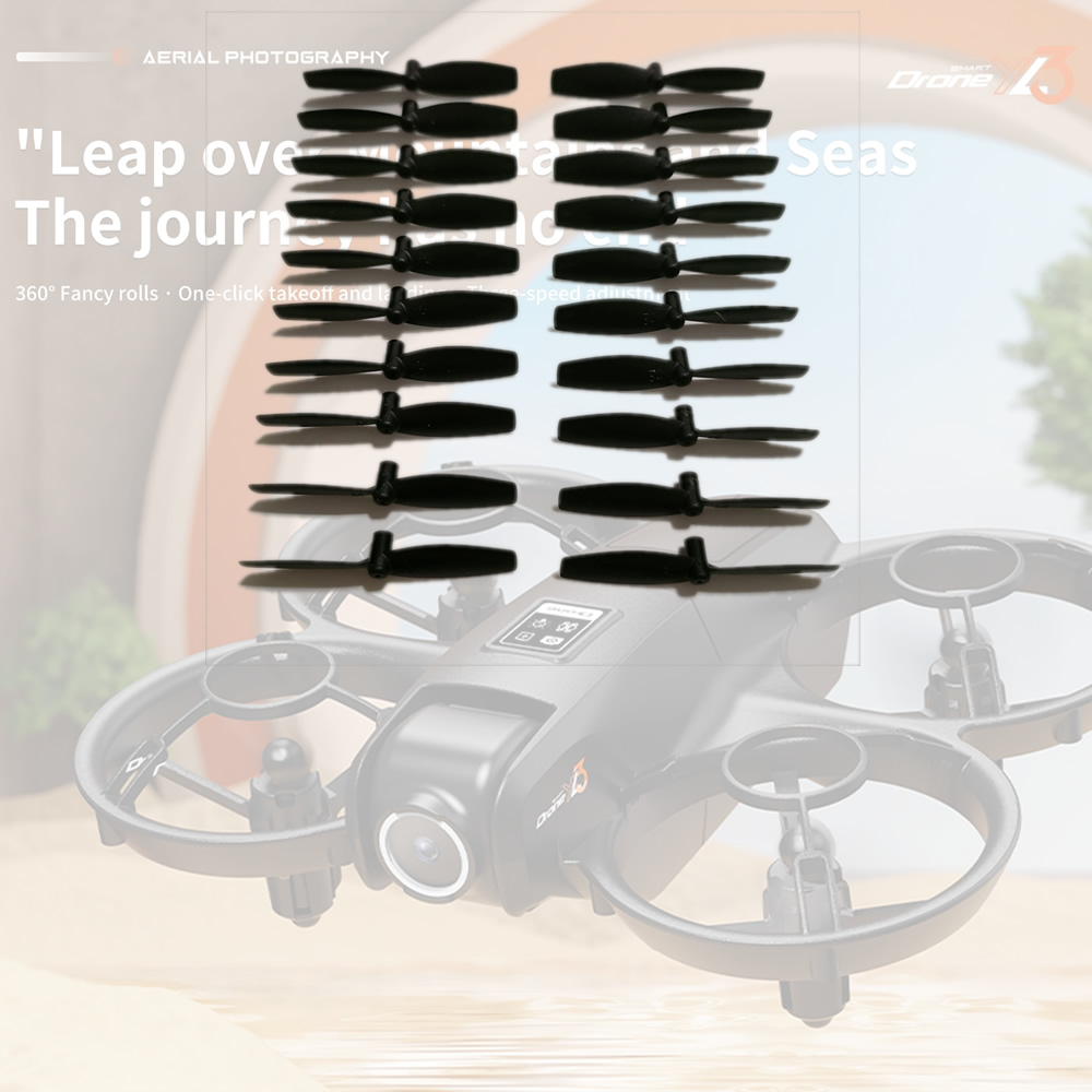 Drone Rc Yl3 - 20 hélices en forme de feuille