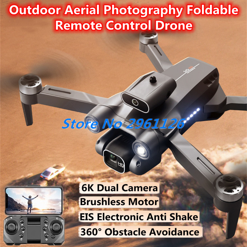 Drone Rc S1S - Drone télécommandé pliable sans balais aérien