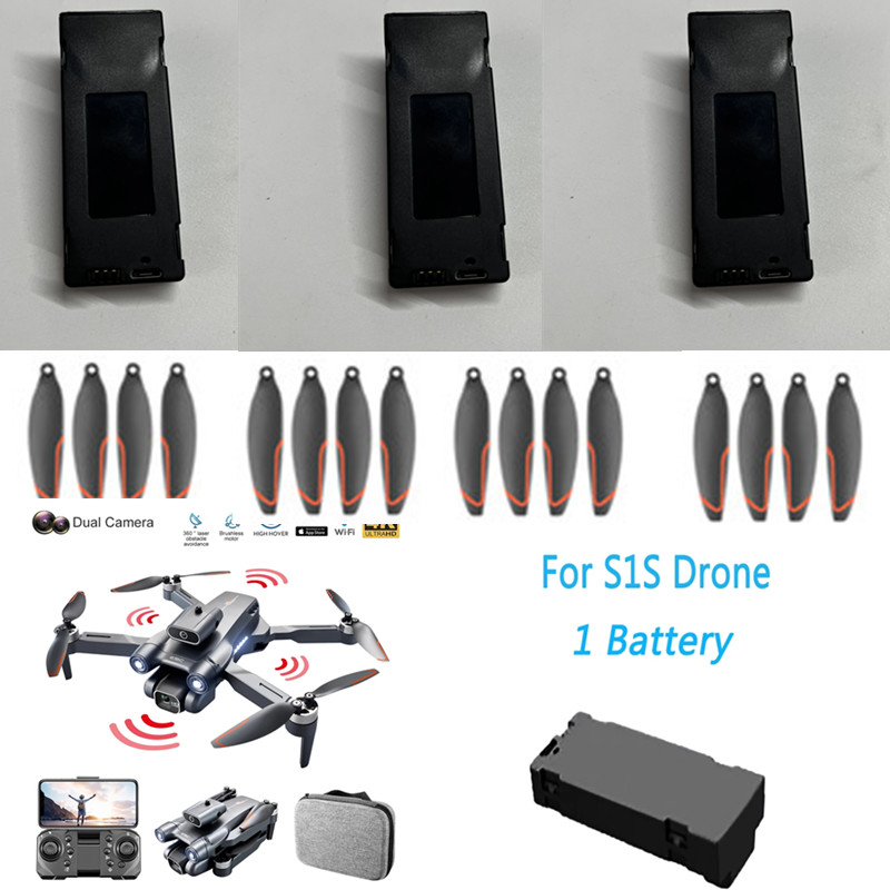 Drone Rc S1S - Batterie de Drone S1S LSRC S1S,