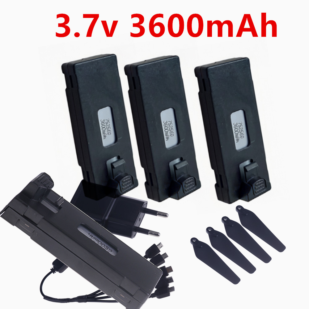 Drone Rc S1S - Batterie de drone améliorée 1800 mAh
