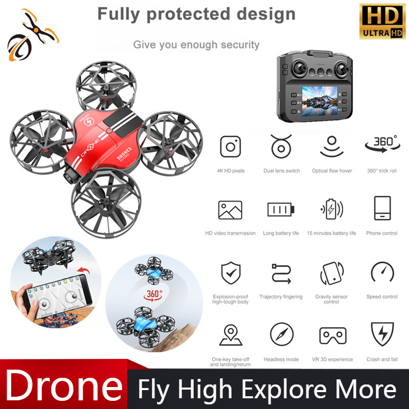 Drone Rc Helicopter With Camera - Nouveau Mini Drone 812PRO profession HD