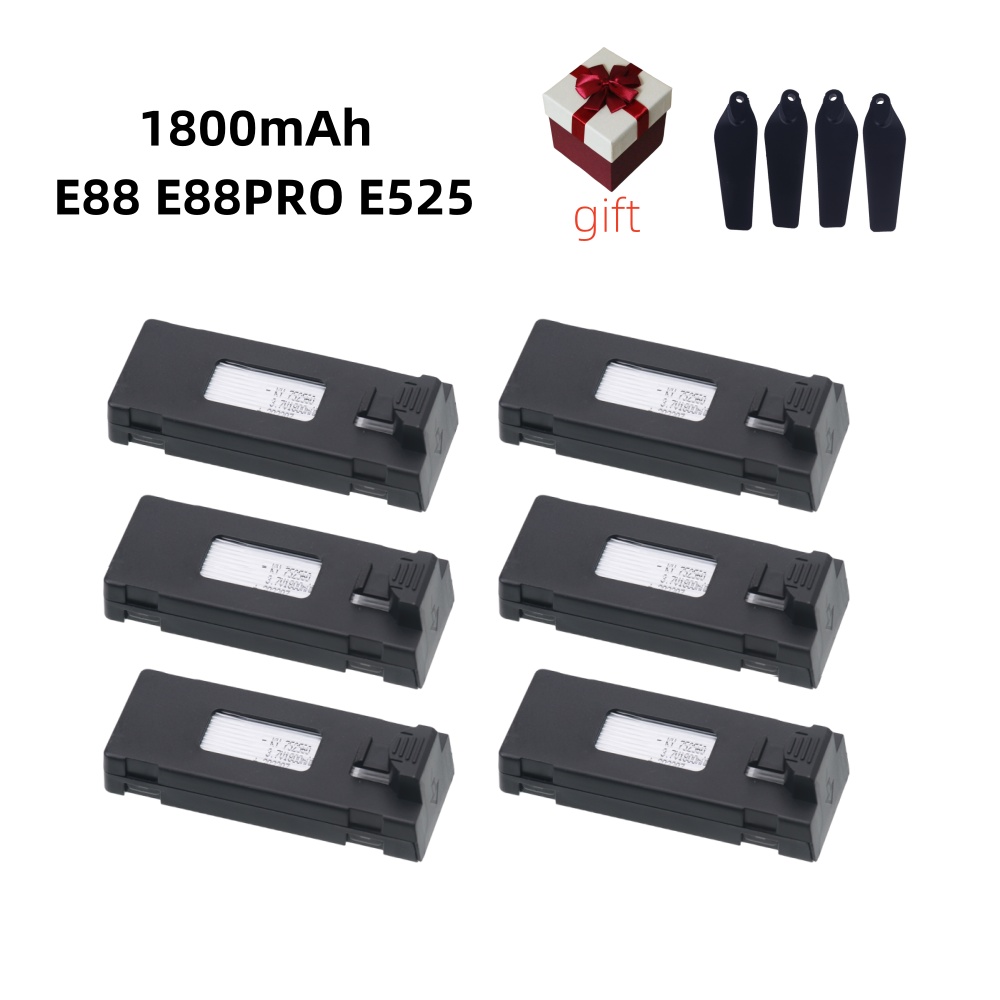 Drone Rc S1S - Batterie de Drone RC 3.7V 1800Mah,