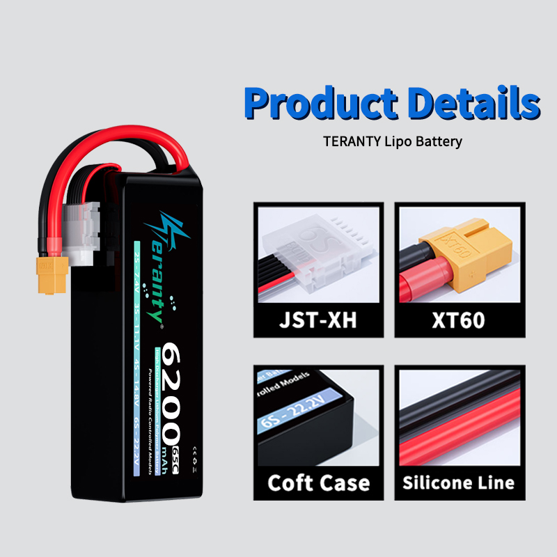 Batterie Lipo TERANTY 6S 6200m - Drone Rc Truck avis et prix