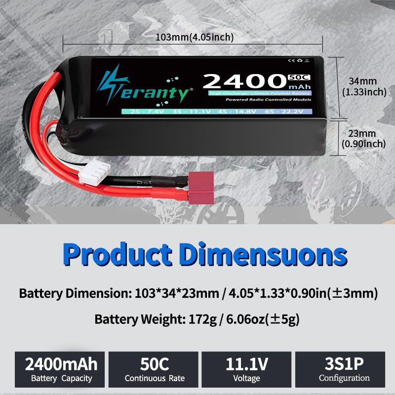 Batterie Lipo TERANTY 3S 2200/ - Drone Rc Link avis et prix