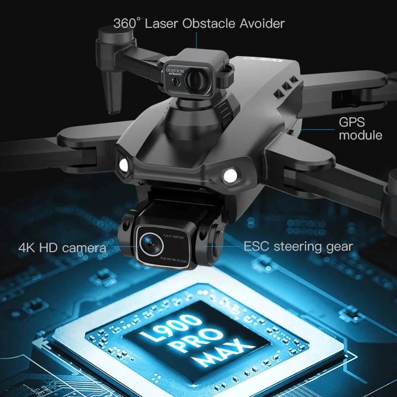 Drone GPS L900 Pro MAX 4K prof - Drone Rc Helicopter With Camera avis et prix