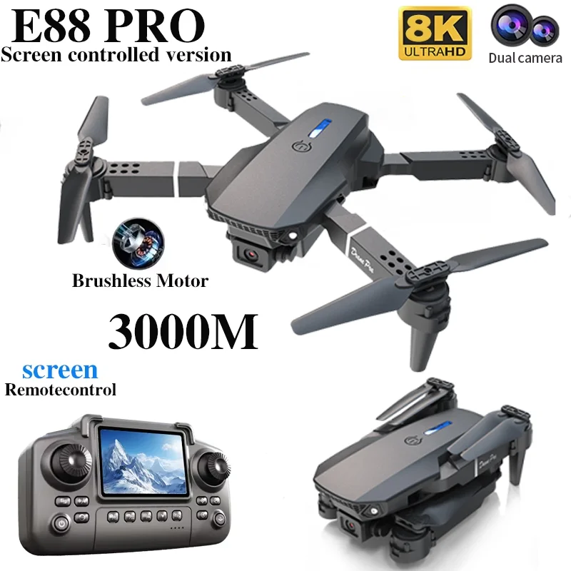 Drone professionnel E88 PRO av - Drone Rc Helicopter With Camera avis et prix