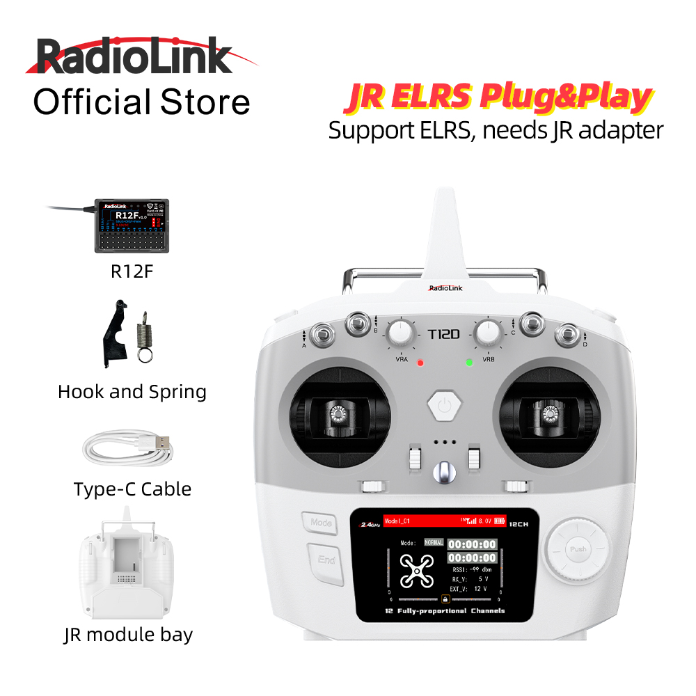 Module RadioLink T12D JR 12CH  - Drone And Car avis et prix