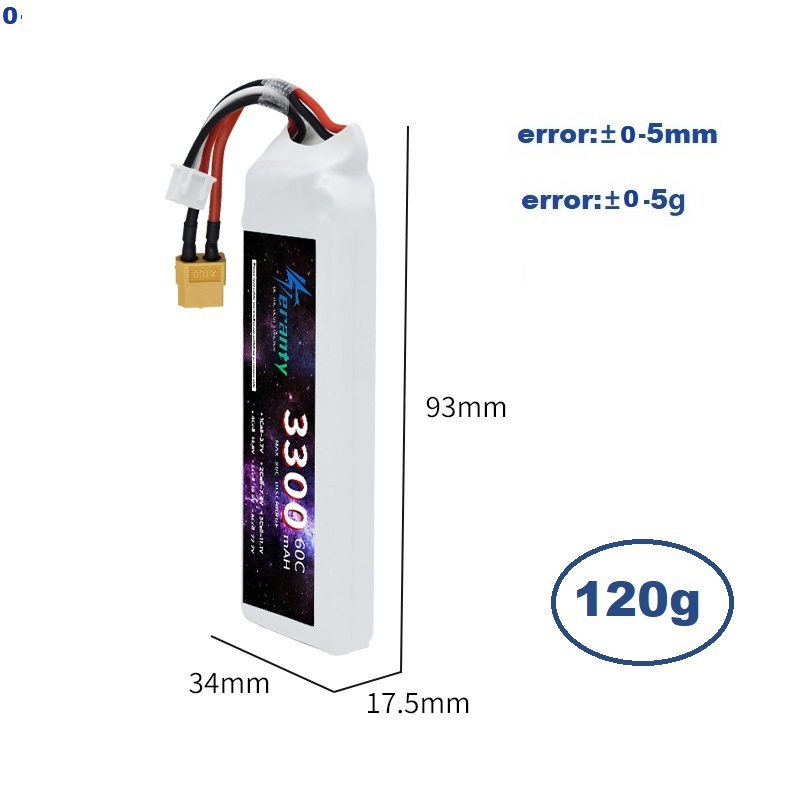 Batterie LiPo 2s 7.4V 3300mAh  - Drone Lipo Battery avis et prix
