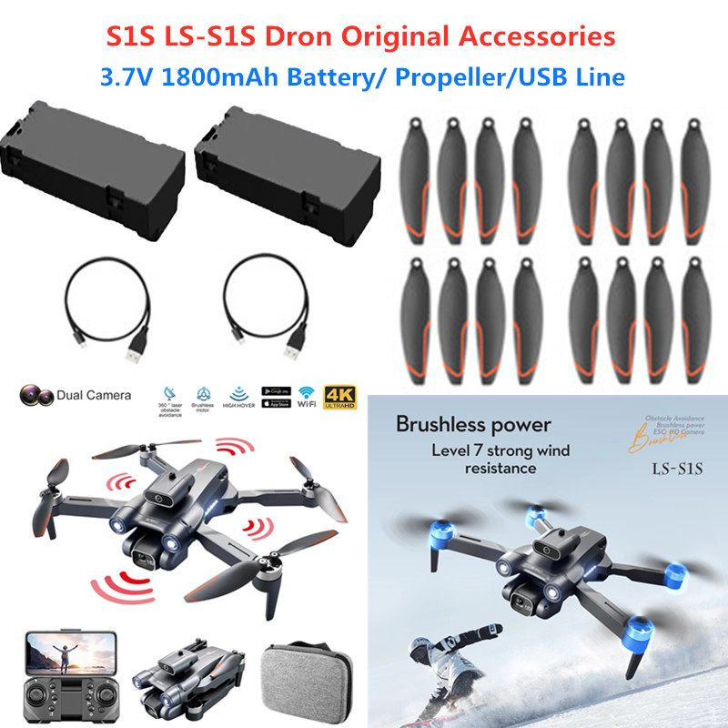 Batterie de drone RC LS-S1S 3. - Drone Rc S1S avis et prix
