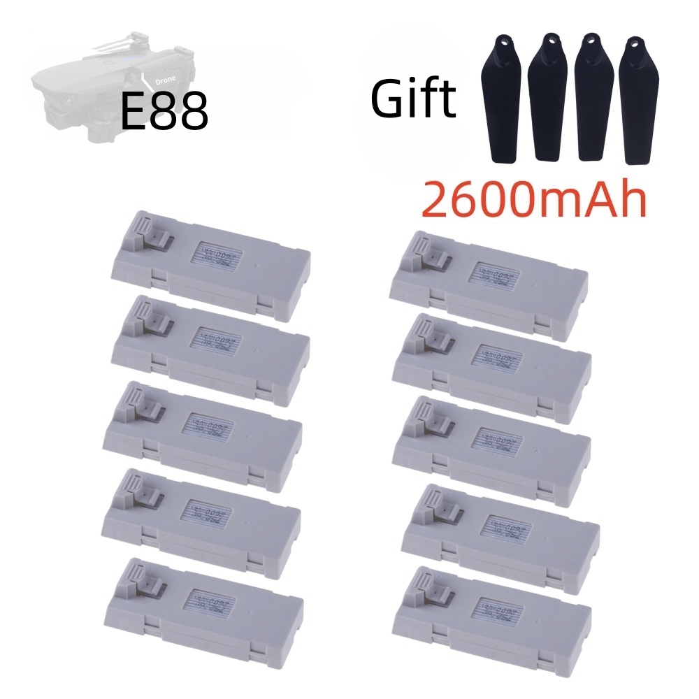 1/10 pièces 3.7V 2600Mah batte - Drone Rc S1S avis et prix