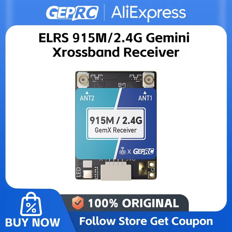 GEPRC ELRS 915 M/2.4G Gemini X - Drone Rc Parts avis et prix