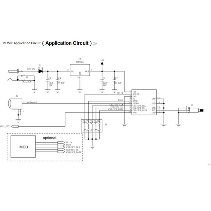 Module récepteur VRX A01K-RF75 - Drone Rc Signal avis et prix