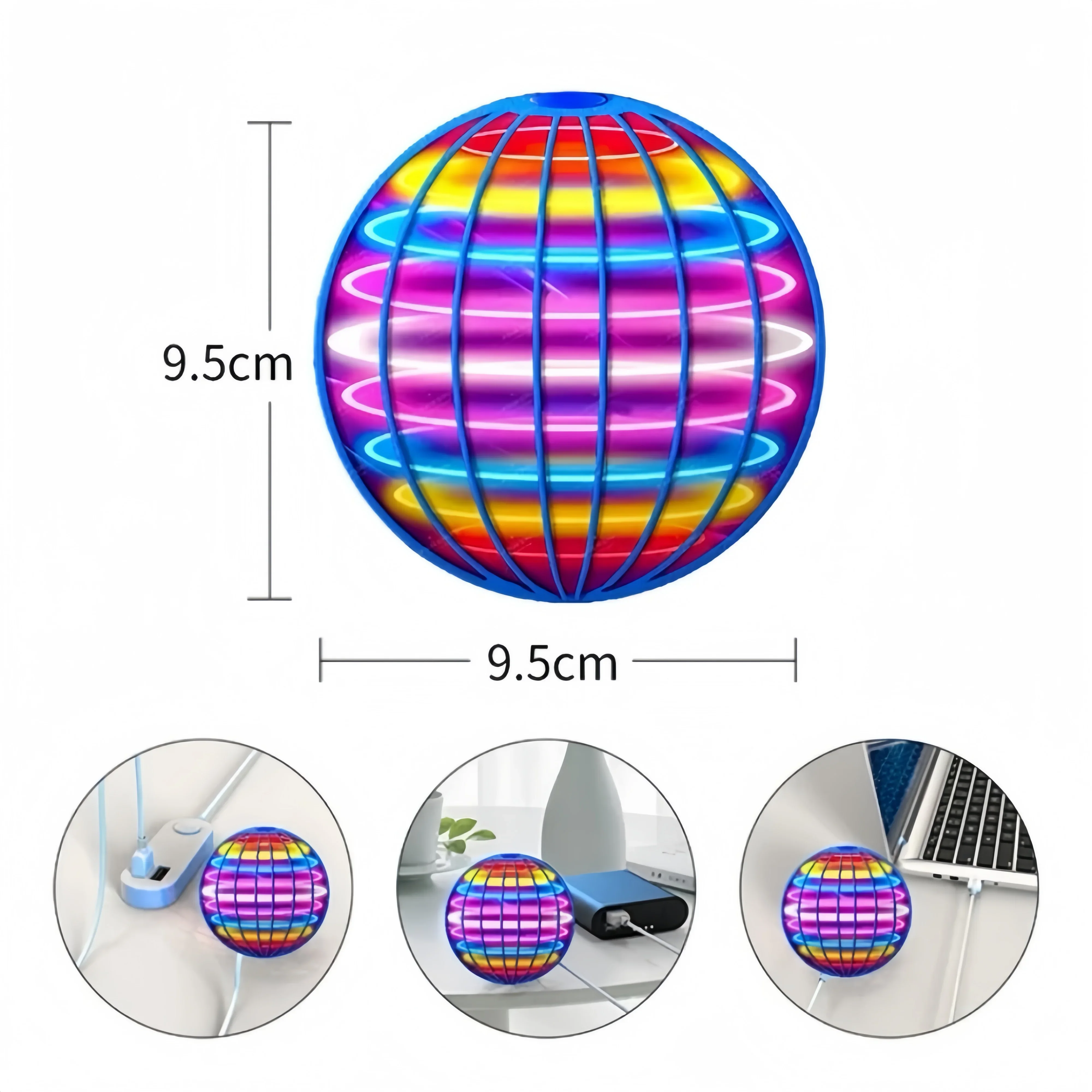 Balle volante Boomerang Spinne - Drone Ball Rc avis et prix