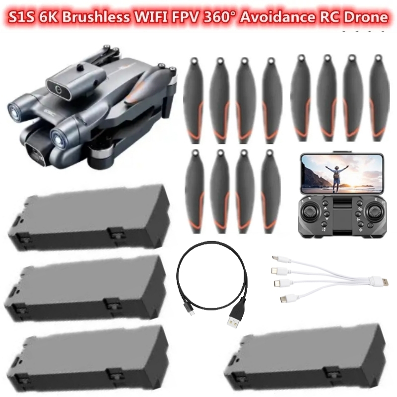 S1S 6K Brushless WIFI FPV 360  - Drone Rc S1S avis et prix
