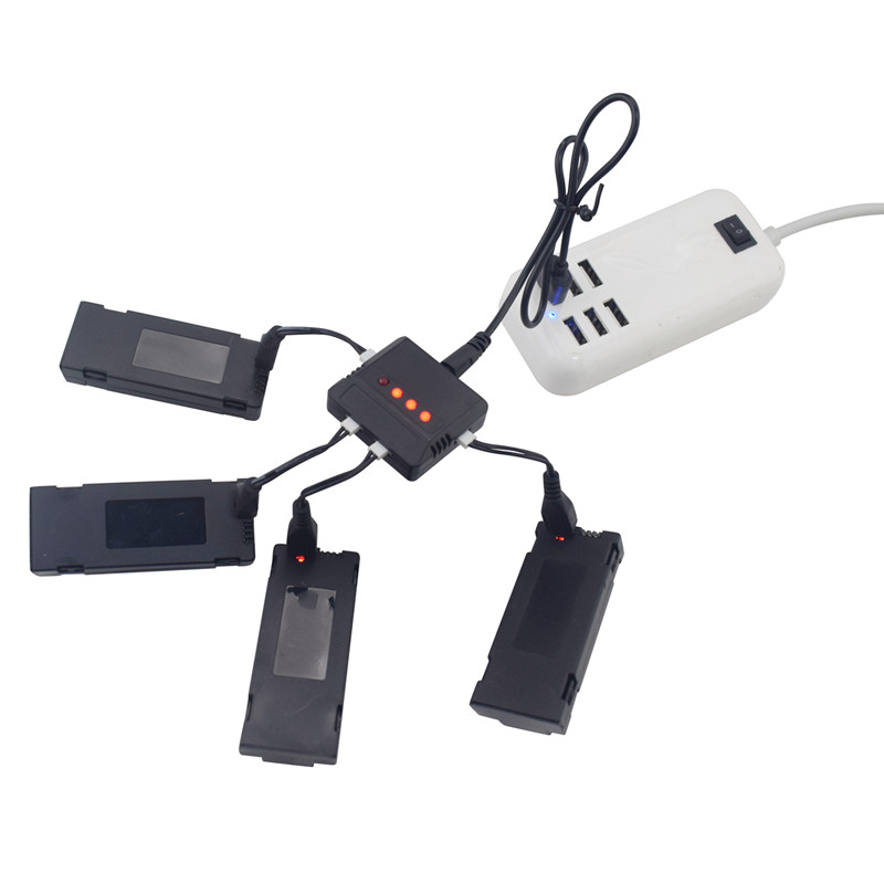 4 batteries au lithium 3.7V 18 - Drone Rc S1S avis et prix